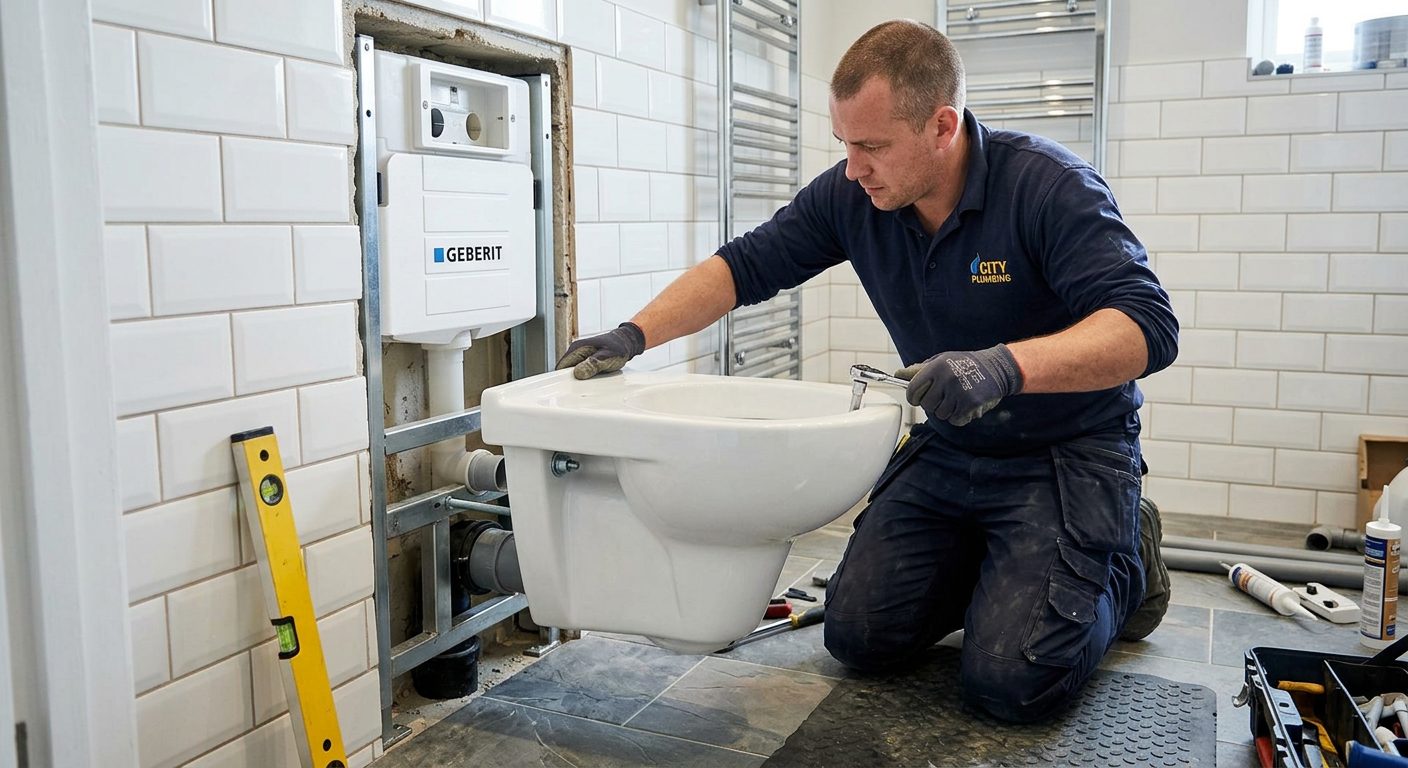 pose WC suspendu Sarcelles